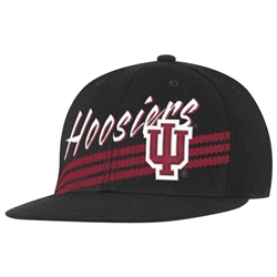 ADIDAS IU Hoosier Flat Visor Flex Hat Black