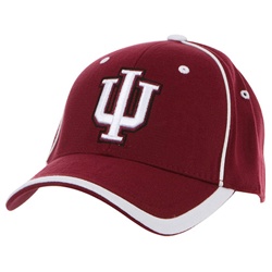 Indiana "Slimline" IU Crimson One-Fit Cap
