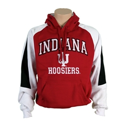 Crimson "PlayMaker" INDIANA Hooded Sweatshirt from Colosseum Athletics