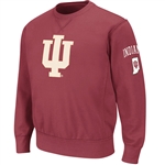 Crimson "SEQUOIA" IU Hoosiers Crew Neck Sweatshirt