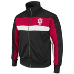 Indiana IU 'Freestyle' Black/Crimson/White Zip Track Jacket