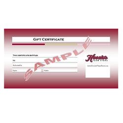 Gift Certificate / Card