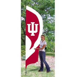 Indiana Hoosiers Tall Team Flag from Party Animal