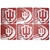 Indiana Hoosiers Cardboard Euro Style Drink Coaster Set