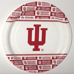 Indiana Hoosiers Set of Eight 9" Paper Plates