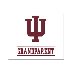 Indiana "IU Grandparent" WIndow Decal from SDS