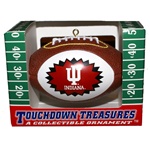 Indiana Hoosiers Plastic IU Holiday Football Shaped Ornament from Topperscot