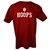 YOUTH Crimson Indiana Basketball HOOPS T-Shirt