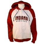 Women's Raglan Full Zip Hooded INDIANA HOOSIERS Sweatshirt from ADIDAS