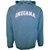 Blue Jean Pigment Dyed INDIANA Hoodie with Pink Letters