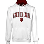 White "Automatic" Hooded INDIANA HOOSIERS Sweatshirt