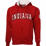 Colosseum Full Zip "Automatic" Crimson Hooded Sweatshirt