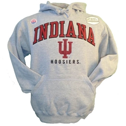 Indiana "Peerless" Oxford Grey Sueded Hooded Sweatshhirt from Ouray