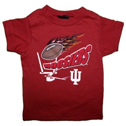 ADIDAS "Goalpost" Indiana Football Crimson T-Shirt