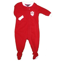 Crimson Infant Indiana Hoosiers Footed Blanket Sleeper from Outerstuff