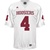 ADIDAS Authentic Replica Indiana Football #4 White Jersey