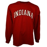 LONGSLEEVE Crimson Arched INDIANA Short Sleeve T-Shirt