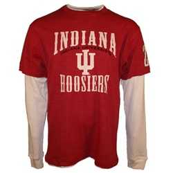 LONGSLEEVE Indiana HOOSIERS "Hitch" Double Layer Thermal T-Shirt