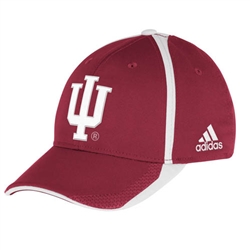 ADIDAS IU INDIANA HOOSIERS Player Flex Sideline Cap Hat