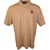 Tan Indiana Hoosiers "IU" Pique Pima Blend Golf Shirt