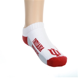 Indiana Hoosiers Color Block Ankle Socks