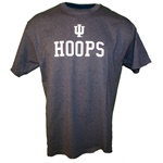 Graphite Grey Indiana Basketball HOOPS T-Shirt