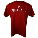 Crimson Indiana IU FOOTBALL T-Shirt