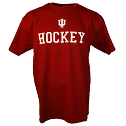 Crimson Indiana IU HOCKEY T-Shirt