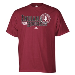 ADIDAS Indiana Hoosiers "Sealed Over" Crimson T-Shirt