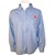 Light Blue Indiana "IU" Button Down Women's Denim Shirt