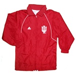 ADIDAS Youth Crimson Full Zip Wind Jacket