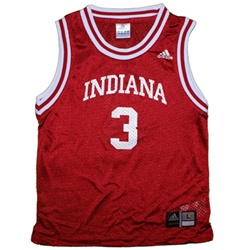 ADIDAS Toddler Crimson Replica #3 Indiana Basketball Jersey