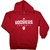 ADIDAS Youth Crimson INDIANA Football Hooded Sweatshirt