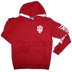 Youth Crimson Full Zip "Automatic" Hooded Sweatshirt from Colosseum