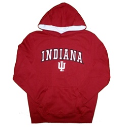 Crimson Youth Pullover INDIANA HOOSIERS Hooded Sweatshirt from Colosseum