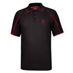 ADIDAS "Climalite" Black Performance Indiana "IU" Sideline Polo