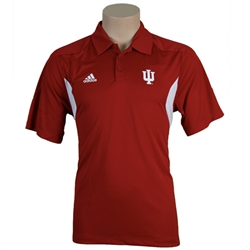 ADIDAS "Adizero" Crimson Performance Indiana "IU" Sideline Polo