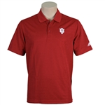 ADIDAS Victory Red Classic Moisture Wicking Indiana Golf Shirt