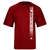 ADIDAS Red HOOSIERS Sideline VERT SS Tee