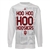ADIDAS White Indiana "Hoo Hoo HOO Hoosiers" Anthem Graphic Long Sleeve-Shirt