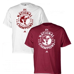 ADIDAS White Indiana IU NCAA Division 1 Soccer Championship T-Shirt