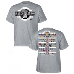 ADIDAS Athletic Grey NCAA March Madness 2013 Selection Bracket T-Shirt