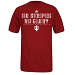 ADIDAS Crimson IU "No Stripes No Glory" T-Shirt