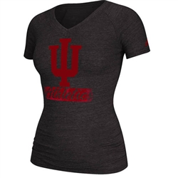 Women's ADIDAS Black Heather IU "Player Athletics" T-Shirt