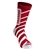 ADIDAS Crimson and White Chevron IU Quarter Socks