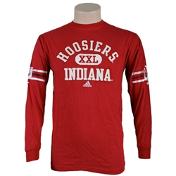 ADIDAS Crimson Double XXL Crew Indiana Longsleeve T-Shirt