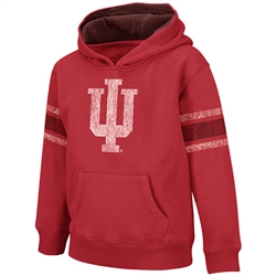 Indiana Kids 4-7 Crimson Vintage Fullback Hooded Sweatshirt from Colosseum