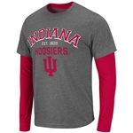 Indiana Venture Double Layer Long Sleeve T-Shirt - Charcoal