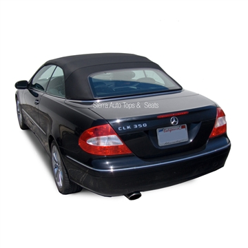 2004-2009 CLK Convertible Top: Black - Haartz Stayfast Cloth