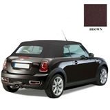 Mini Cooper Convertible Top 2009-2015 TwillFast RPC Canvas, Brown